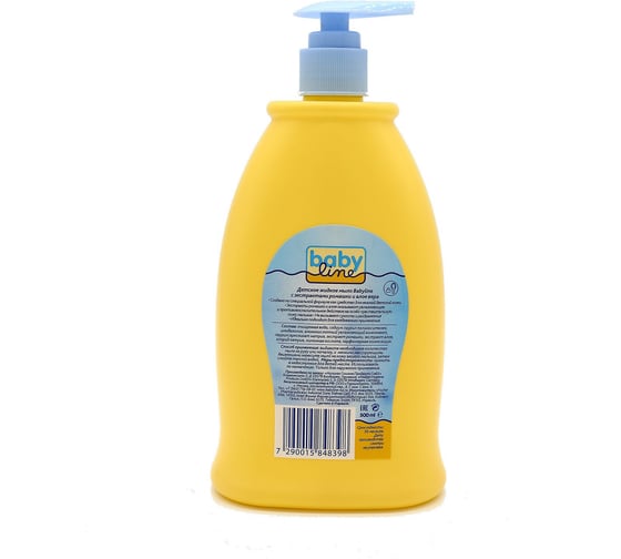 Детское жидкое мыло BABYLINE NATURE 500 мл. с дозатором, 10 DN 79