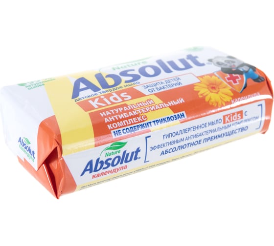Твердое мыло Весна Absolut KIDS 90г Календула МДК-6063