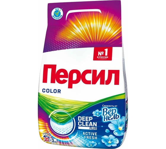 Стиральный порошок-автомат 3кг PERSIL Color Свежесть от Vernel 2466247 606074