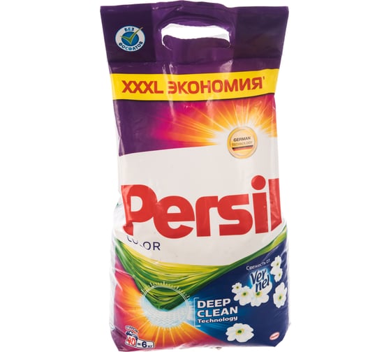 Стиральный порошок-автомат 6кг PERSIL Color Свежесть от Vernel 2467899 601882 1