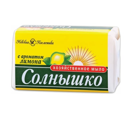 Хозяйственное мыло СОЛНЫШКО с ароматом лимона 11141 603485