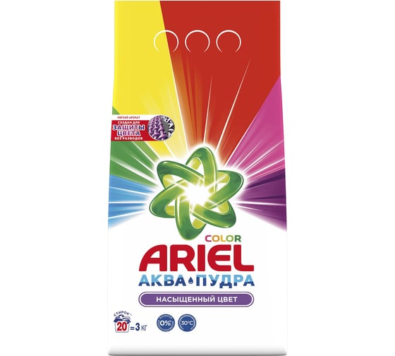 Стиральный порошок-автомат ARIEL 3 кг Color 602400