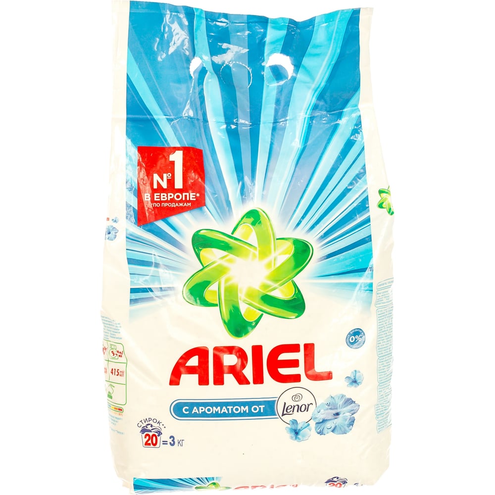Стиральный порошок-автомат ARIEL 3 кг Ленор Эффект 602403 - выгодная ...