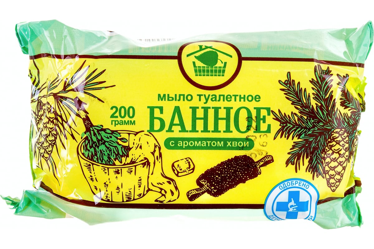 Туалетное мыло 200 г МЕРИДИАН БАННОЕ Хвоя 604053 - выгодная цена, отзывы,  характеристики, фото - купить в Москве и РФ