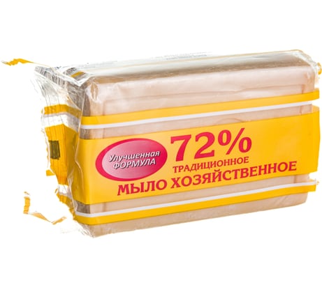 Хозяйственное твердое мыло 72%, 1 шт 200гр МЕРИДИАН