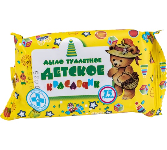 Туалетное мыло твердое "Детское" 75 г шт