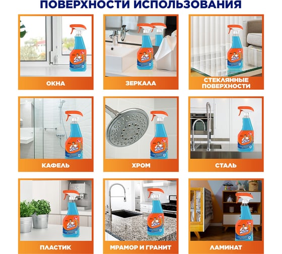 Средство для мытья стекол и зеркал МИСТЕР МУСКУЛ 500 мл После дождя 865085