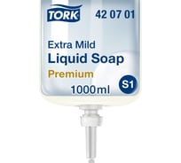 Картридж с жидким мылом одноразовый TORK Premium 1 л ультрамягкое 420701 602960 21333