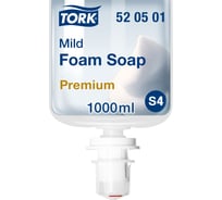 Картридж с жидким мылом-пеной одноразовый мягкое 6 упаковок по 1 л TORK 520501 601673