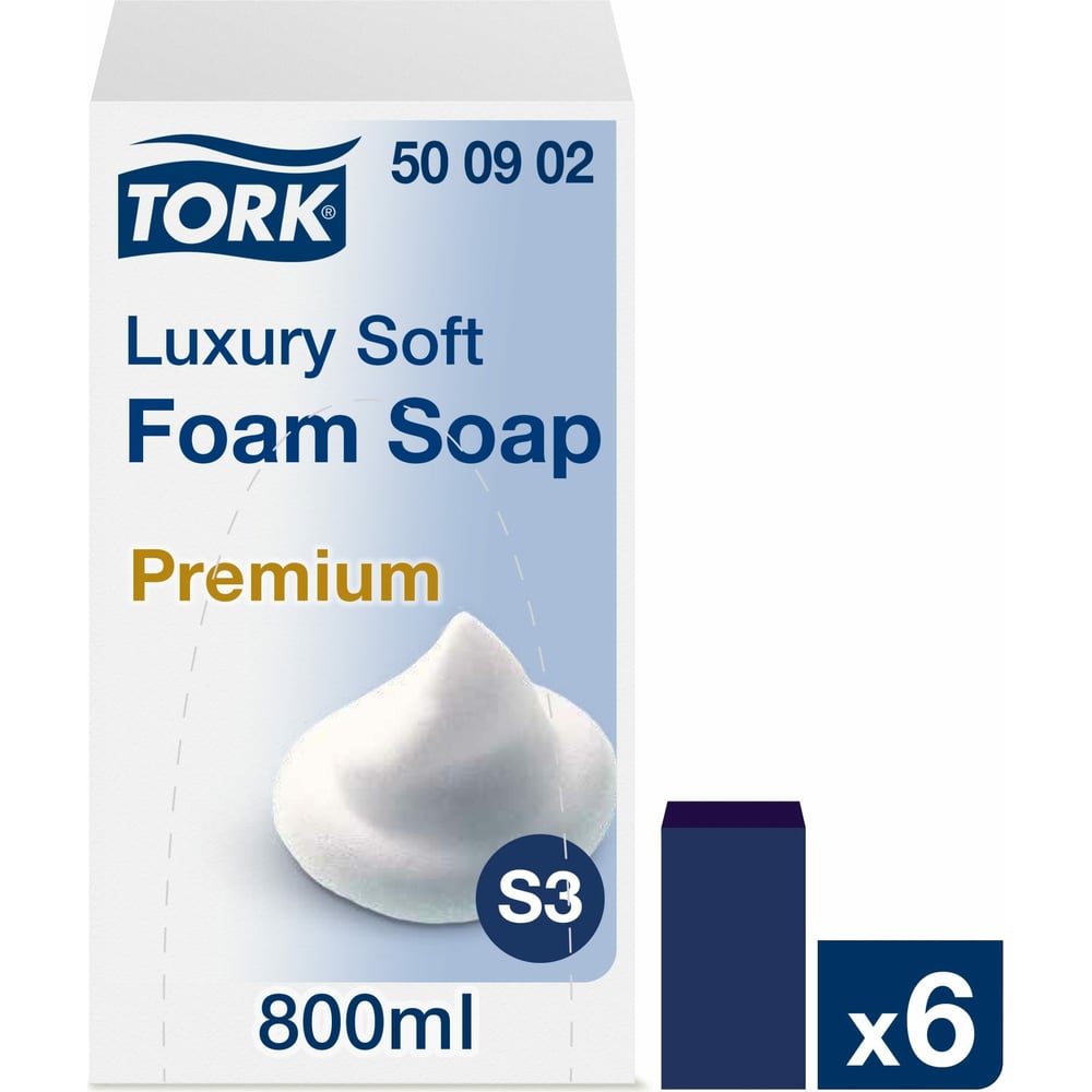 Картридж с жидким мылом-пеной одноразовый TORK Premium 0.8 л 500902 ...