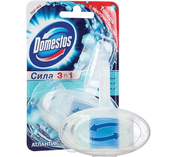 Освежитель DOMESTOS Атлантик WC твердый 40г 602271
