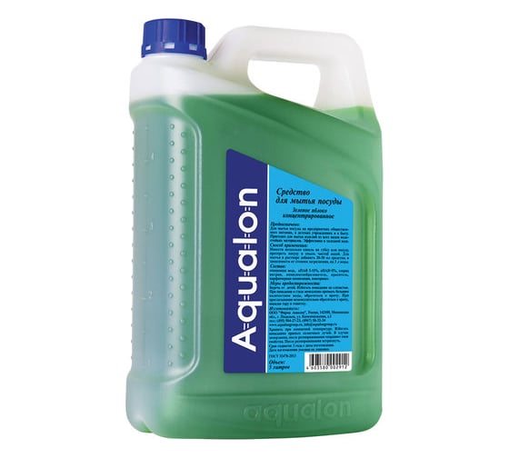 Средство для мытья посуды AQUALON 5л Зеленое яблоко концентрат 202912 605723