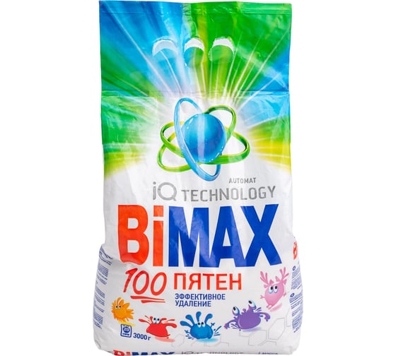 Стиральный порошок-автомат BIMAX 3кг, 100 пятен 502-1 601627
