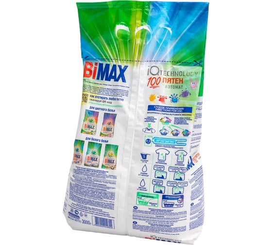Стиральный порошок-автомат BIMAX 3кг, 100 пятен 502-1 601627