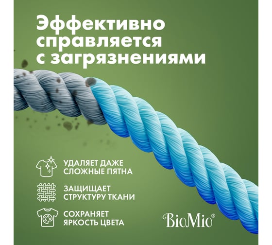 Стиральный порошок для цветного белья BioMio BIO-COLOR 1500 кг ПЦ-415/ 507.04081.0101