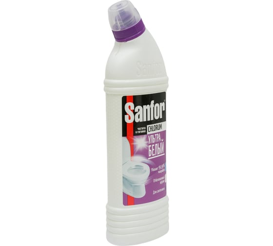 Чистящее средство 750 г Chlorum мгновенное отбеливание гель SANFOR 1880 601970