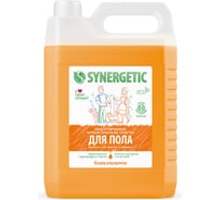 Средство для мытья пола и поверхностей SYNERGETIC 5 л, c дезинфицирующим эффектом, биоразлагаемое 605556 101500