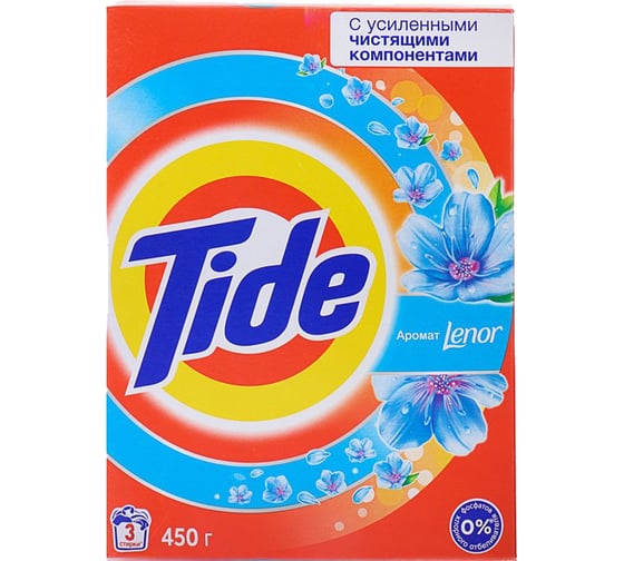 Порошок автомат СМС TIDE Lenor Touch of Scent 450 г МДК-TS-81625829 1