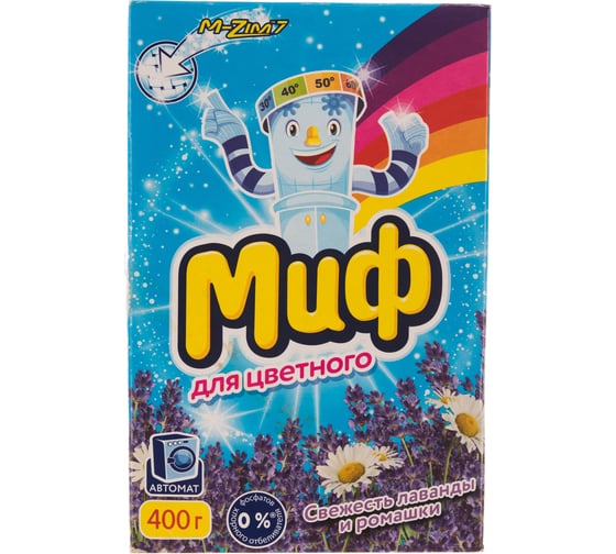 Порошок автомат МИФ Свежесть Лаванды и Ромашки 400г МДК-MS-81664465