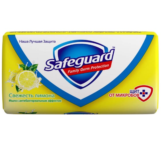 Универсальное мыло safeguard Свежесть лимона 90 г 4015600847104