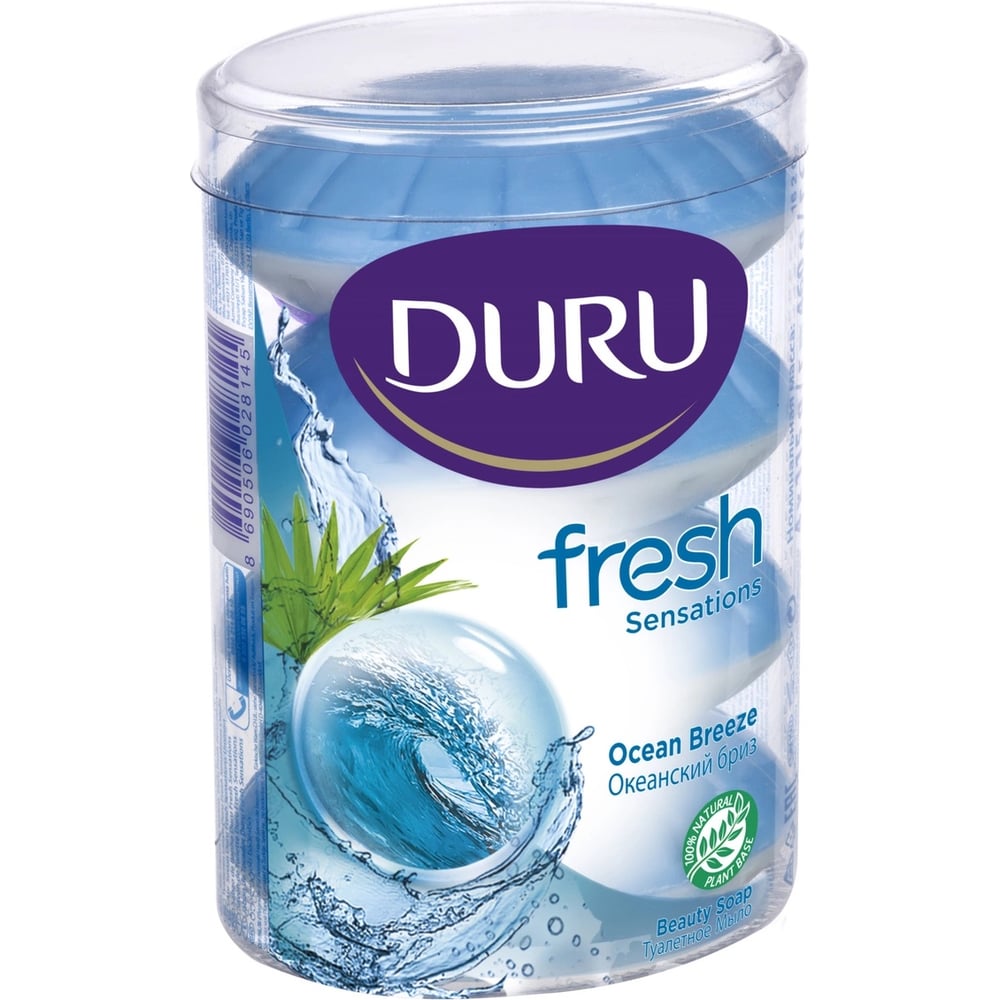 Мыло DURU FRESH Океанский бриз 4*115 г э/пак 55202 - выгодная цена ...