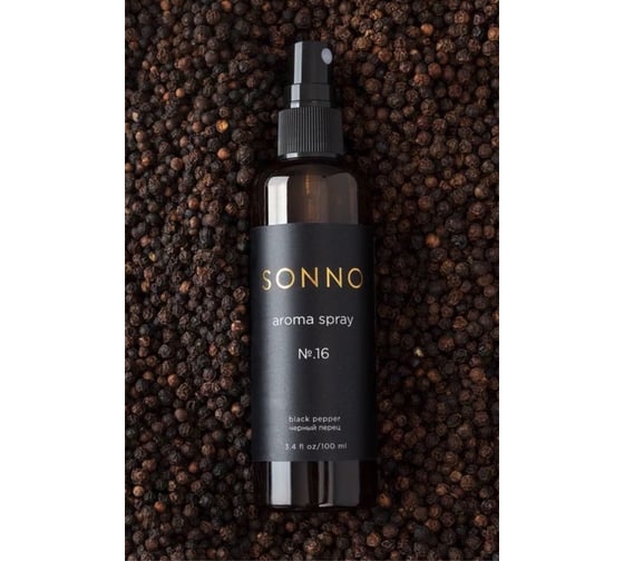 Парфюмированный спрей для одежды и дома SONNO Черный перец №16, 100 ml 4610051402690