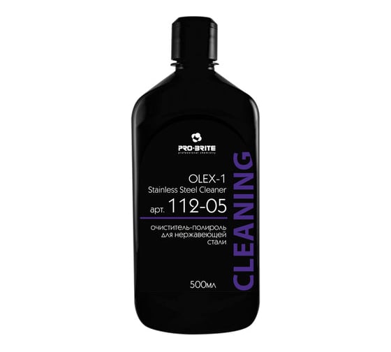 Полироль-очиститель для нержавеющей стали PRO-BRITE OLEX-1 Stainless Steel Cleaner 500 мл 112-05 605245
