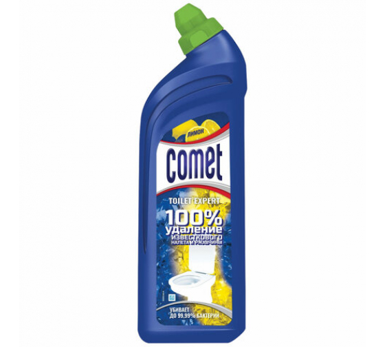 Дезинфицирующее средство для уборки туалета COMET Лимон 700 мл 606405 1