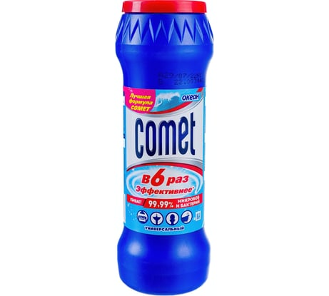 Дезинфицирующее чистящее средство COMET Океан 475 г, порошок 602453