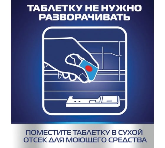 Таблетки для посудомоечных машин FINISH 25шт, All in 1 3025693 603066