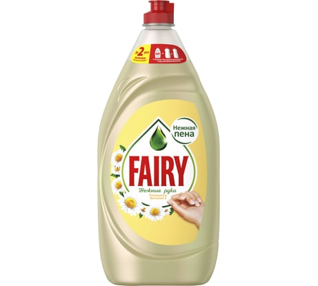 Средство для мытья посуды FAIRY Нежные руки Ромашка и витамин Е, 1.35 л 740297 0001009599 606048