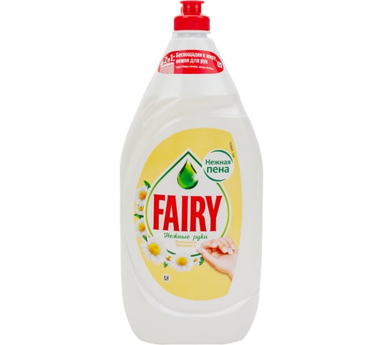 Средство для мытья посуды FAIRY Нежные руки Ромашка и витамин Е, 1.35 л 740297 606048