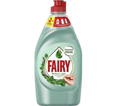 Средство для мытья посуды FAIRY 450 мл Нежные руки Чайное дерево и мята 0001009610 603143