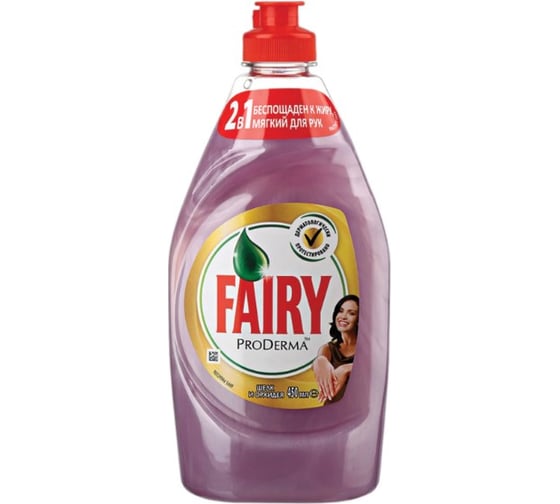 Средство для мытья посуды FAIRY ProDerma Шёлк и Орхидея, 450 мл 1009344 605885