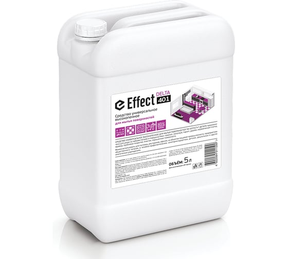 Чистящее, высокопенное, универсальное средство для мытья поверхностей EFFECT Delta 401 5 кг 604215 26002