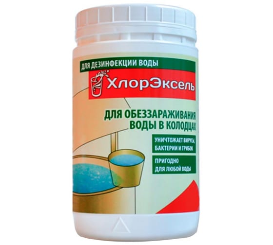 Дезинфицирующее средство для колодцев Хлорэксель таблетки 2.7 г, 400 г 0101XLK0400FH 1