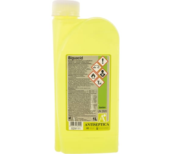 Дезинфицирующее средство Biguacid Plus 1 литр 6363