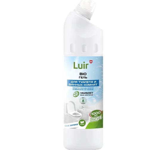 Чистящий гель для туалетов и ванных комнат Luir Bio 1 л ЦБ-00003539