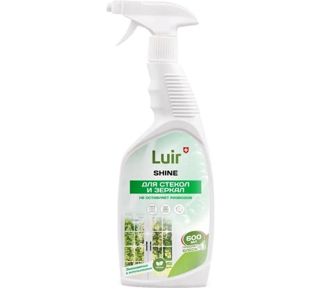 Средство для мытья стекол и зеркал Luir Shine спрей 0,6 л ЦБ-00003153