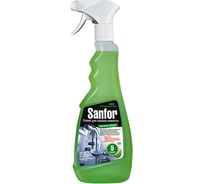 Средство для чистки ванн и душевых SANFOR 500 г, распылитель 3016 601963 21841