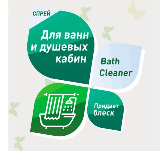 Спрей для чистки ванн и душевых кабин GARDENICA 500 мл GR00901
