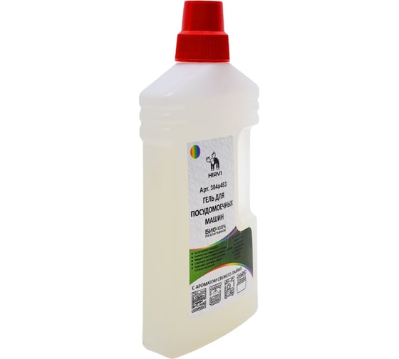 Гель для посудомоечных машин HIRVI smoke clean finish концентрат, 1 л 384а483