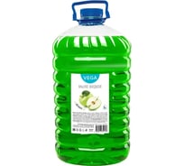 Жидкое мыло Vega яблоко, 5 л, ПЭТ 314223