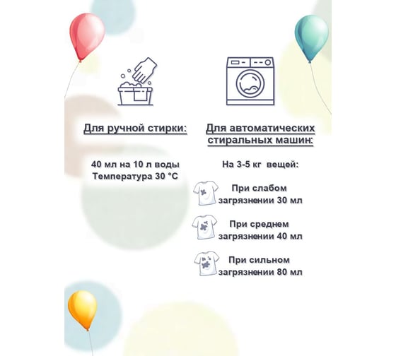 Гель для стирки детских текстильных изделий Effecto Perfecto 5 л УТ00044006