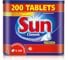 Средство для мытья посуды в посудомоечных машинах SUN 200шт 7518400 601732 1