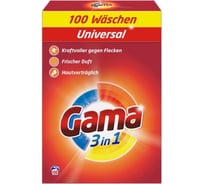 Порошок стиральный универсальный Gama Universal 3 в 1, 6.5 кг 50000899
