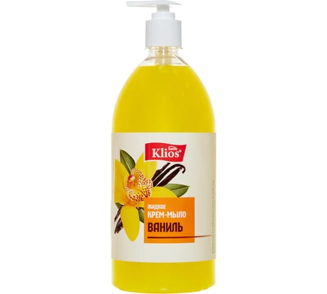 Жидкое крем-мыло Klios "Ваниль" 1000 мл 4620046540566
