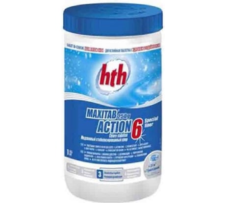 Двухслойные таблетки HTH 6 в 1 MAXITAB ACTION 1 кг K801792H1