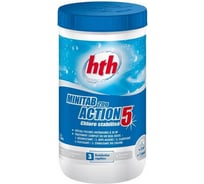 Многофункциональные таблетки стабилизированного хлора HTH 5 в 1 MINITAB ACTION 5 1.2 кг C800702H1