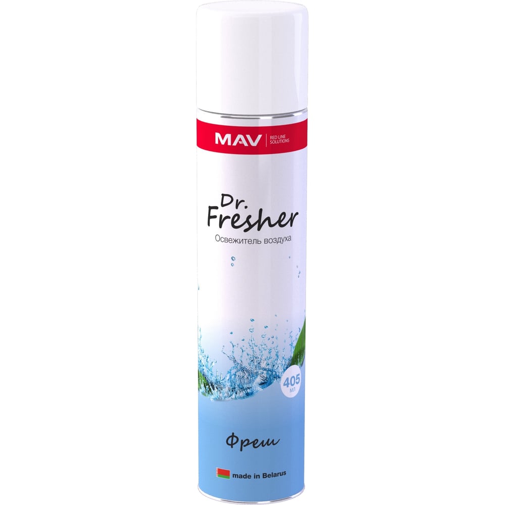 Освежитель воздуха MAV Dr. Fresh фреш, аэрозоль 405 мл 337288 - выгодная  цена, отзывы, характеристики, фото - купить в Москве и РФ